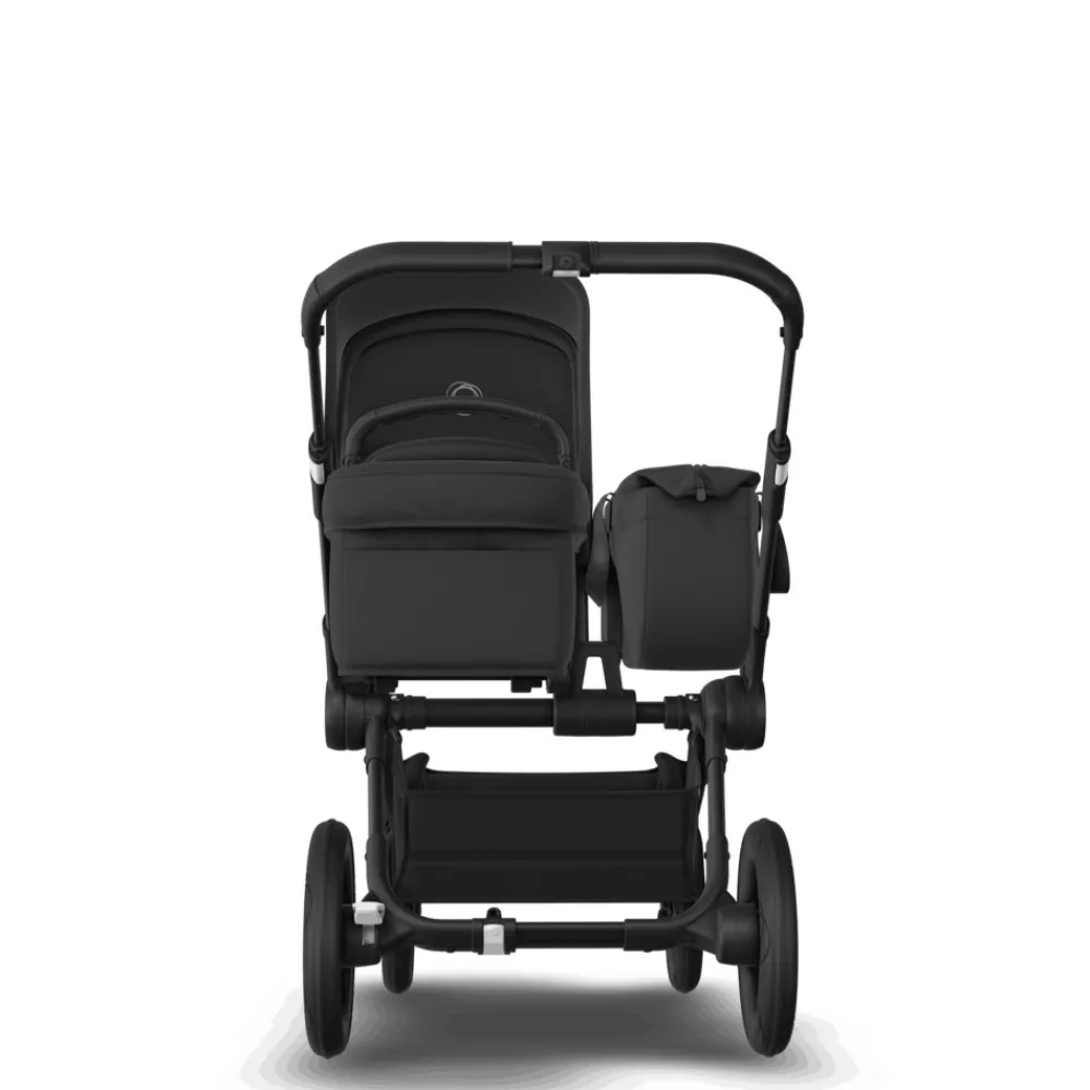 Bugaboo Donkey 5 mono complete - midnight black/black stel- Søskende/Tvillingevogne|Kombivogne Med Ergonomiske Sæder