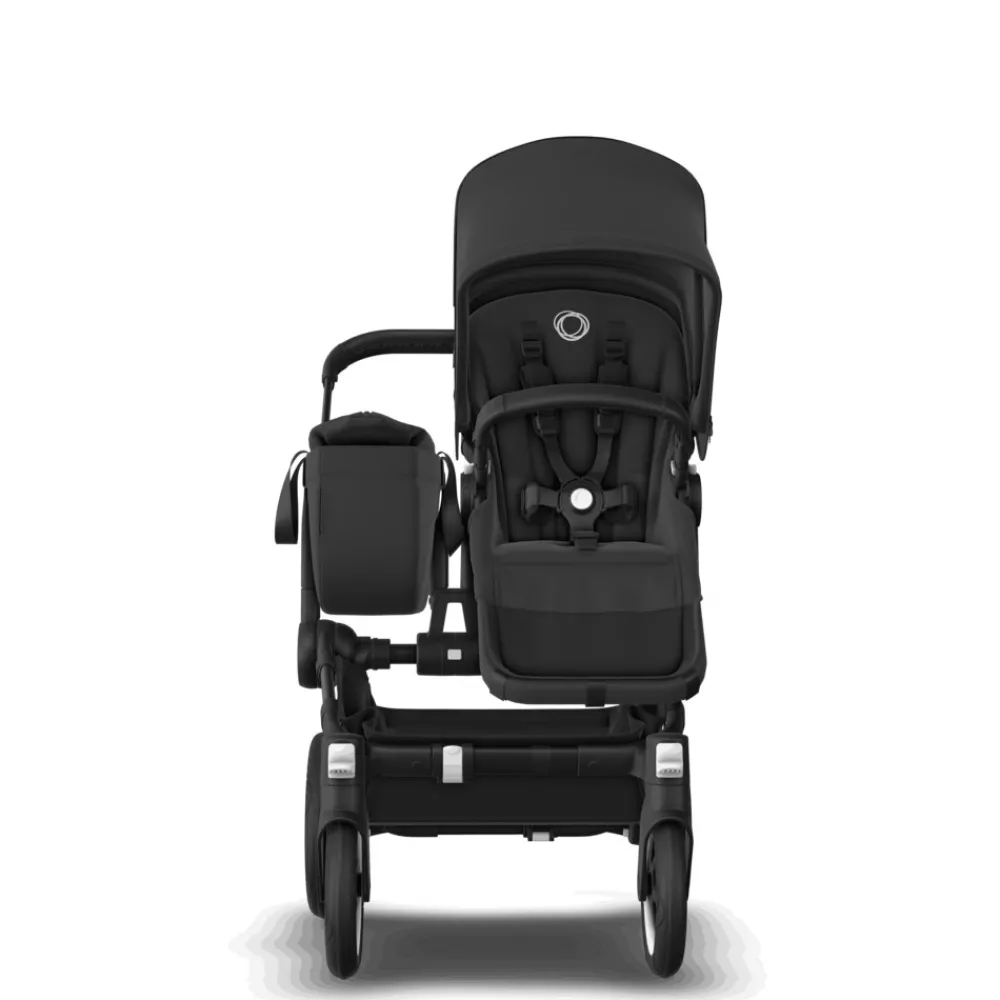 Bugaboo Donkey 5 mono complete - midnight black/black stel- Søskende/Tvillingevogne|Kombivogne Med Ergonomiske Sæder