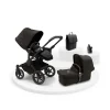 Bugaboo Donkey 5 mono complete pakke - midnight black- Kombivogne Med Ergonomiske Sæder|Vognpakker