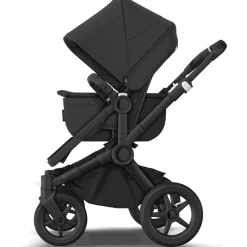 Bugaboo Donkey 5 søskendevogn complete - midnight black/black stel- Søskende/Tvillingevogne