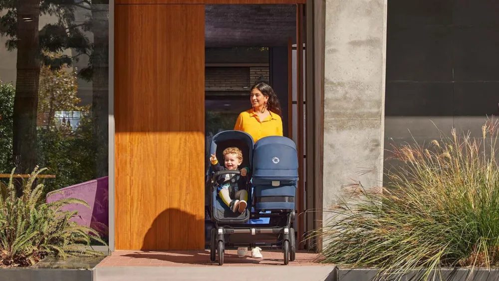 Bugaboo Donkey 5 søskendevogn complete - forest green/black stel- Søskende/Tvillingevogne