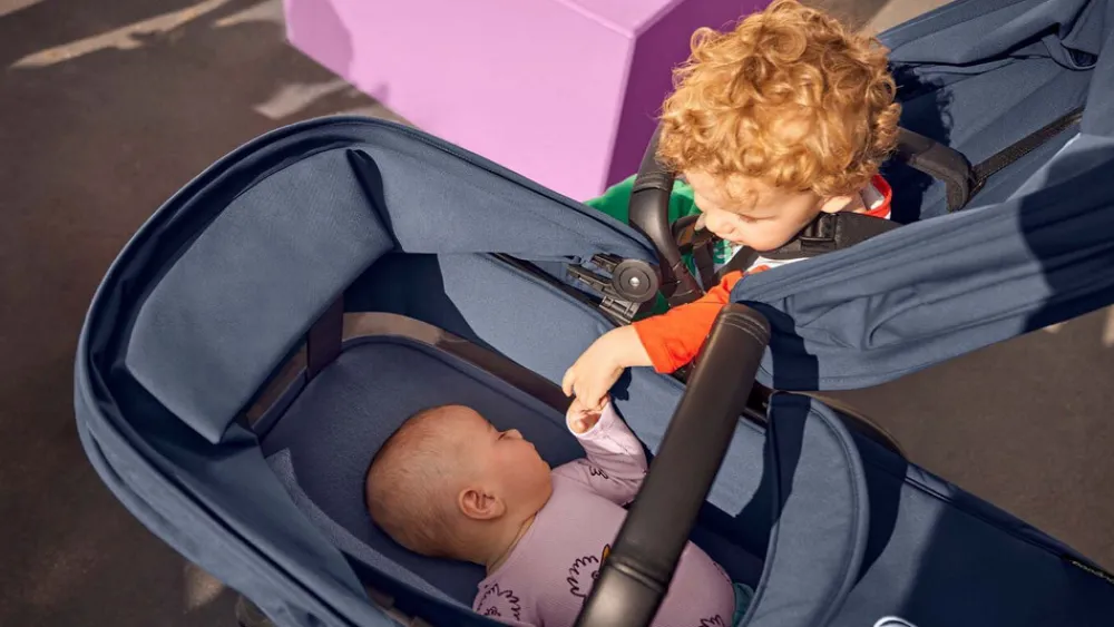 Bugaboo Donkey 5 søskendevogn complete - forest green/black stel- Søskende/Tvillingevogne