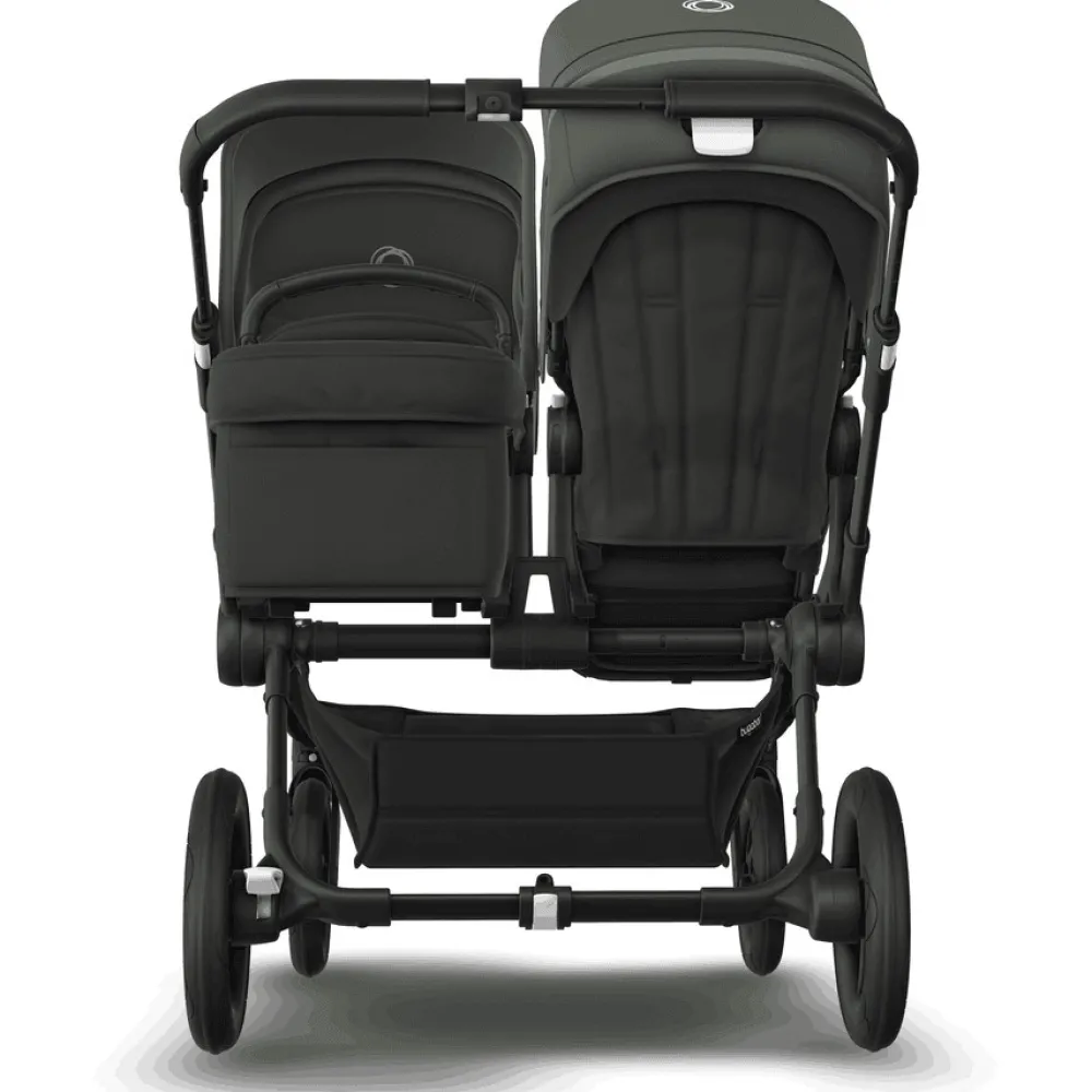 Bugaboo Donkey 5 søskendevogn complete - forest green/black stel- Søskende/Tvillingevogne