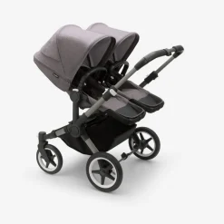Bugaboo Donkey 5 Twin - grey melange- Søskende/Tvillingevogne