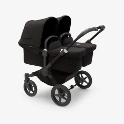 Bugaboo Donkey 5 Twin - midnight black- Søskende/Tvillingevogne