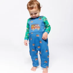 Småfolk Dorset Golden Smækbukser - Vivid blue- Smækbukser & Buksedragter