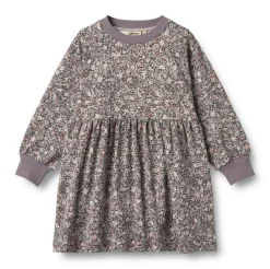 Wheat Dorthea Jersey Kjole - Purple stone flowers- Kjoler