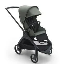 Bugaboo Dragonfly complete - black/forest green- Klapvogne Med Ergonomiske Sæder