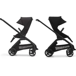 Bugaboo Dragonfly complete - black/forest green- Klapvogne Med Ergonomiske Sæder