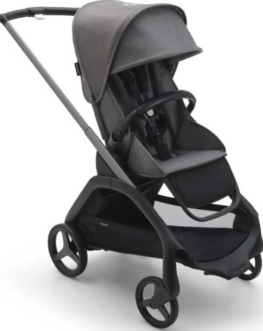 Bugaboo Dragonfly complete - graphite/grey melange- Klapvogne Med Ergonomiske Sæder