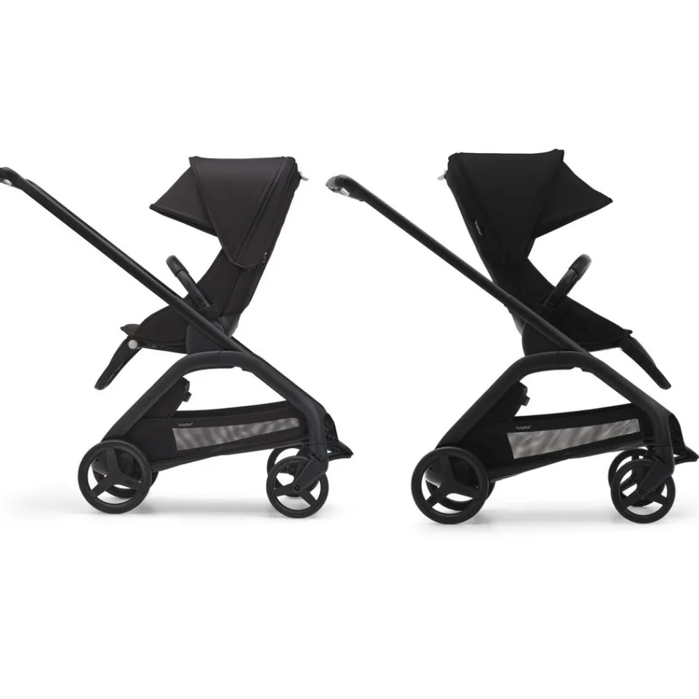 Bugaboo Dragonfly complete - graphite/grey melange- Klapvogne Med Ergonomiske Sæder