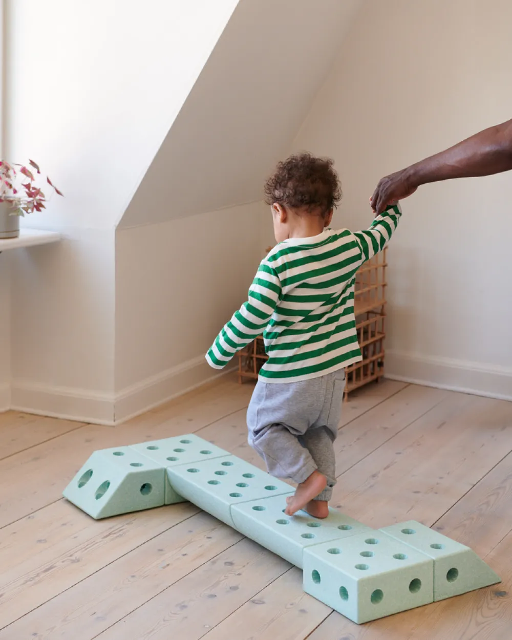 MODU Dreamer Set Ocean Mint / Forest Green- Store Byggesæt|Tumlemøbler