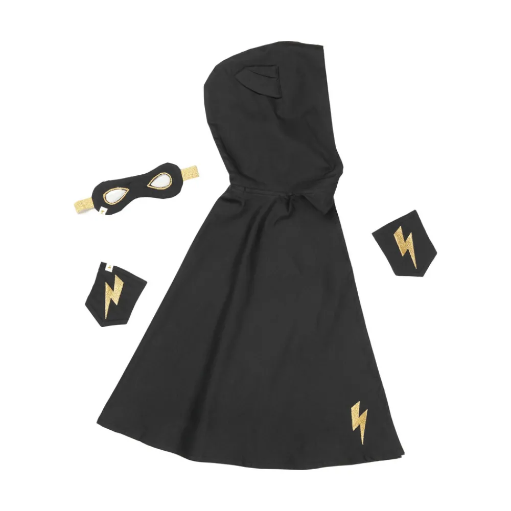 Fabelab Dress-up Superhero set - Black- Kostumer|Udklædning