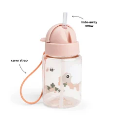 Done By Deer Drikkedunk m/sugerør Tiny farm Pudder- Madkasser & Drikkedunke