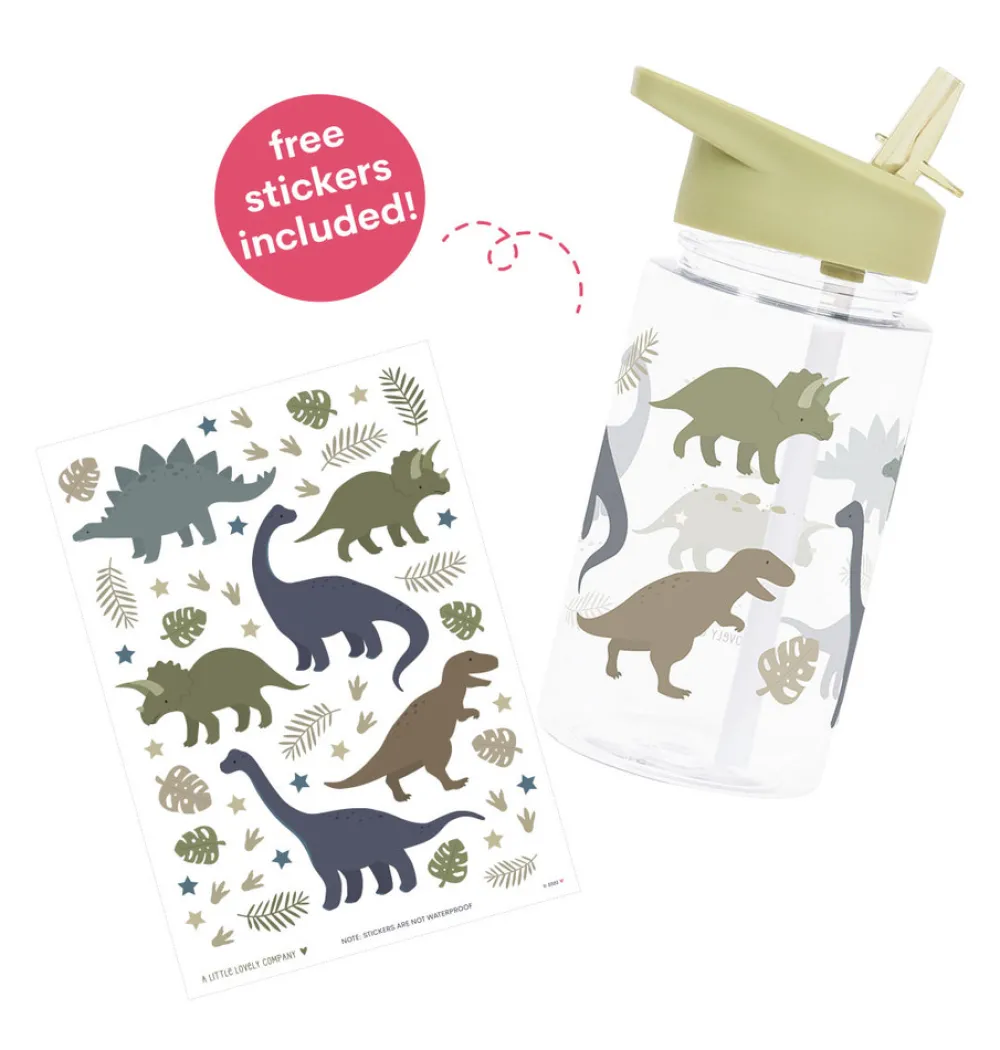 A Little Lovely Company Drikkedunk plast Dino- Madkasser & Drikkedunke
