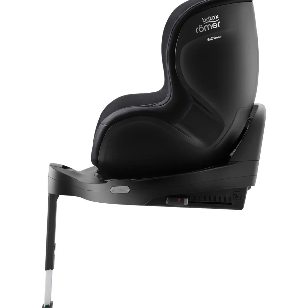 Britax Römer Dualfix Pro M Classic - Deep Black- Autostole Med Integreret Baser|Autostole 61-105 Cm (3 Mdr.-4 År)