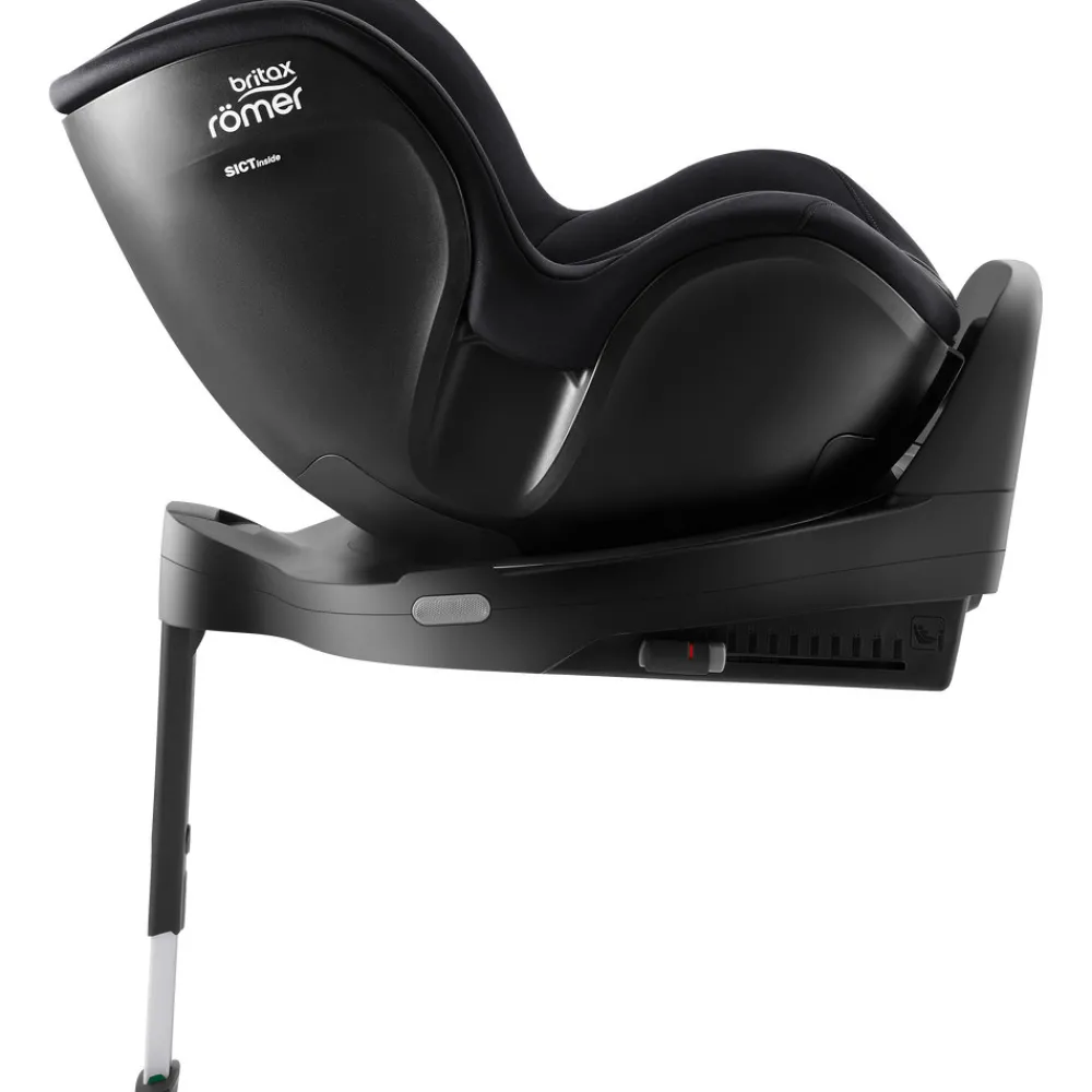 Britax Römer Dualfix Pro M Classic - Deep Black- Autostole Med Integreret Baser|Autostole 61-105 Cm (3 Mdr.-4 År)