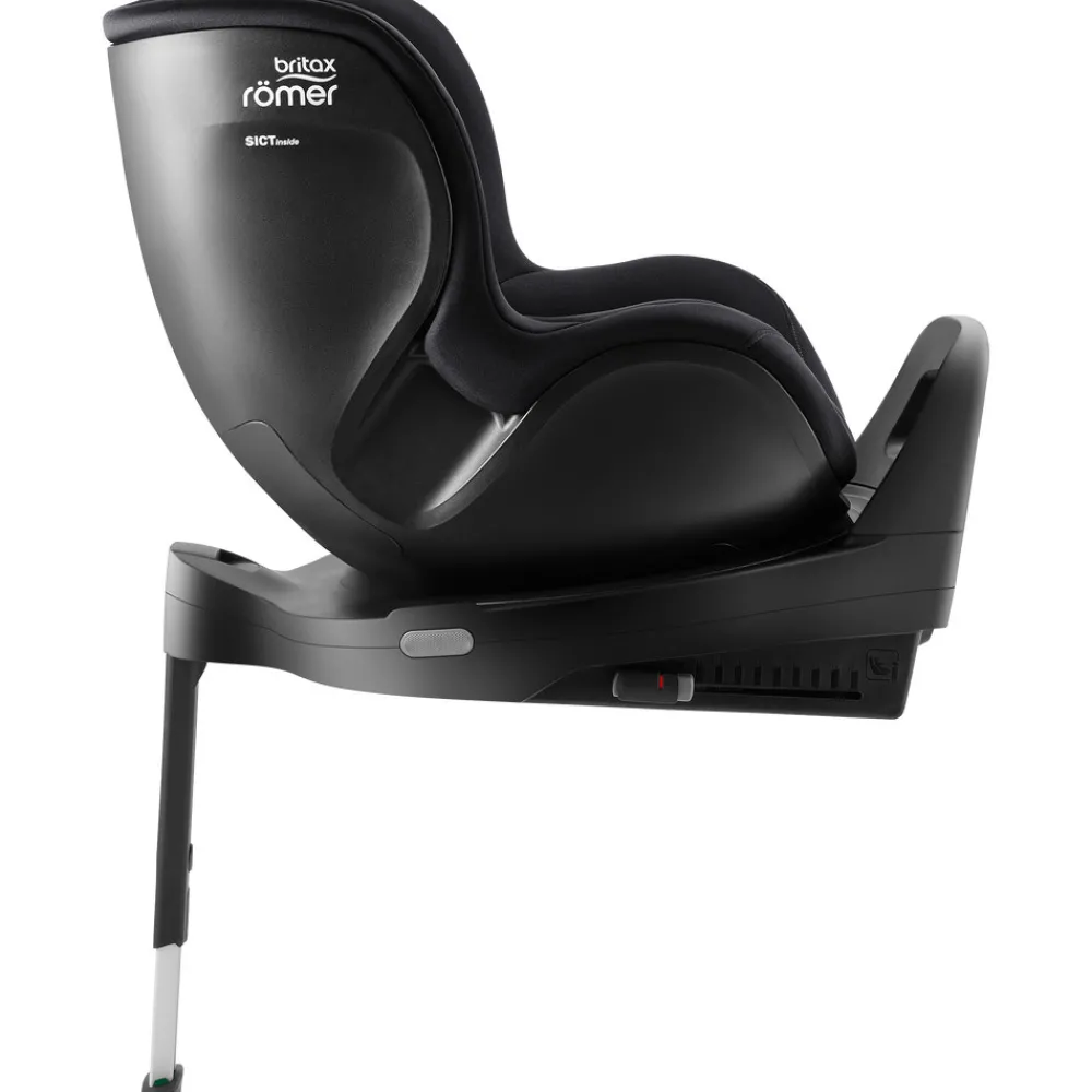 Britax Römer Dualfix Pro M Classic - Deep Black- Autostole Med Integreret Baser|Autostole 61-105 Cm (3 Mdr.-4 År)