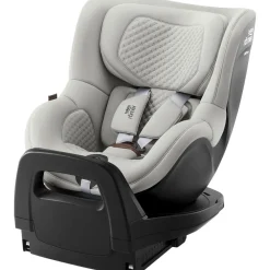 Britax Römer Dualfix Pro M Lux - Linen grey- Autostole Med Integreret Baser|Autostole 61-105 Cm (3 Mdr.-4 År)