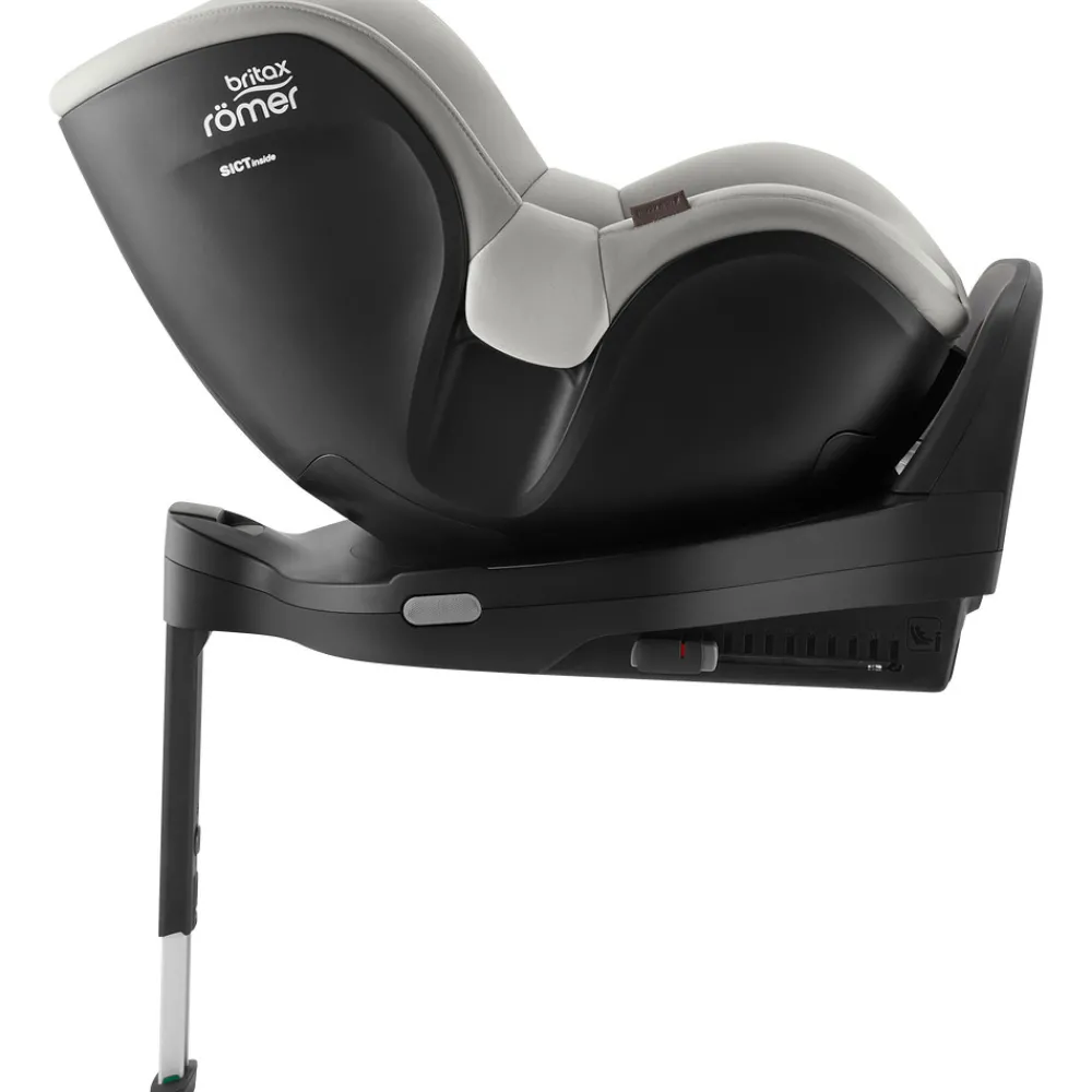 Britax Römer Dualfix Pro M Lux - Linen grey- Autostole Med Integreret Baser|Autostole 61-105 Cm (3 Mdr.-4 År)