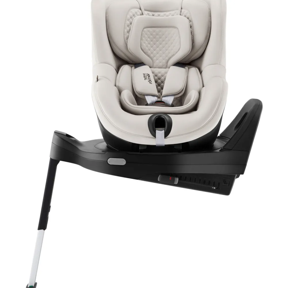 Britax Römer Dualfix Pro M Lux - Soft Taupe- Autostole Med Integreret Baser|Autostole 61-105 Cm (3 Mdr.-4 År)