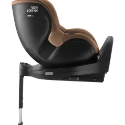 Britax Römer Dualfix Pro M Lux - Warm caramel- Autostole Med Integreret Baser|Autostole 61-105 Cm (3 Mdr.-4 År)