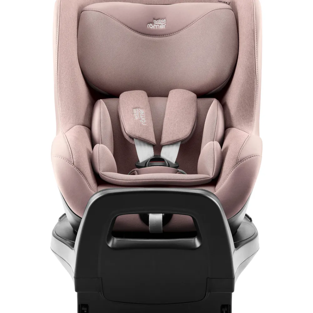 Britax Römer Dualfix Pro M Style - Dusty rose- Autostole Med Integreret Baser|Autostole 61-105 Cm (3 Mdr.-4 År)