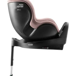 Britax Römer Dualfix Pro M Style - Dusty rose- Autostole Med Integreret Baser|Autostole 61-105 Cm (3 Mdr.-4 År)