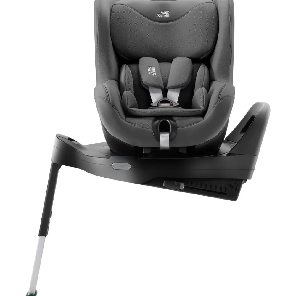 Britax Römer Dualfix Pro M Style - Mineral grey- Autostole Med Integreret Baser|Autostole 61-105 Cm (3 Mdr.-4 År)