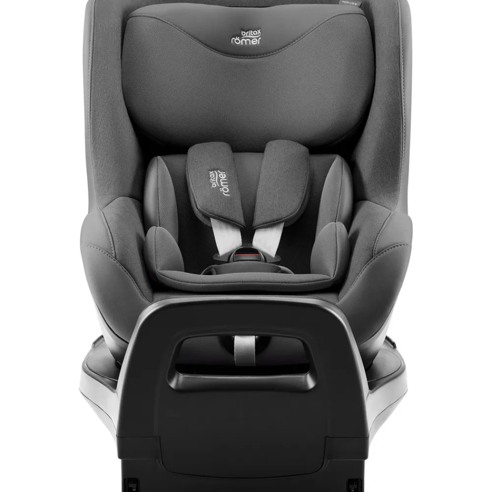 Britax Römer Dualfix Pro M Style - Mineral grey- Autostole Med Integreret Baser|Autostole 61-105 Cm (3 Mdr.-4 År)