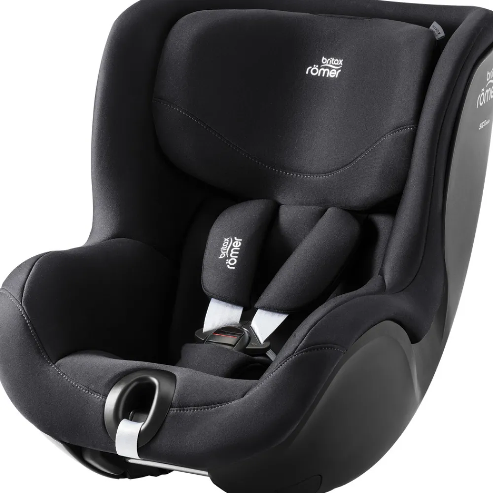 Britax Römer Dualfix 5Z Classic - Deep Black- Autostole 61-105 Cm (3 Mdr.-4 År)