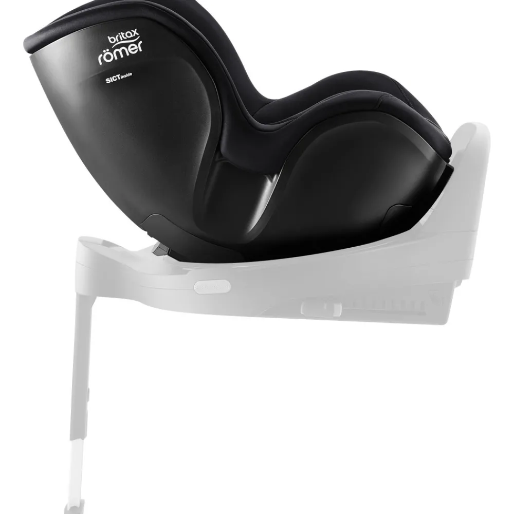 Britax Römer Dualfix 5Z Classic - Deep Black- Autostole 61-105 Cm (3 Mdr.-4 År)