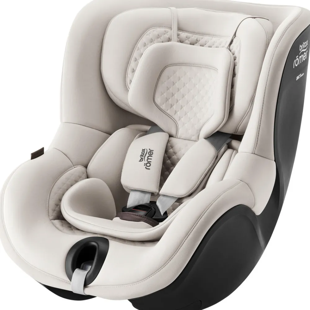 Britax Römer Dualfix 5Z Lux - Soft Taupe- Autostole 61-105 Cm (3 Mdr.-4 År)