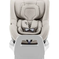 Britax Römer Dualfix 5Z Lux - Soft Taupe- Autostole 61-105 Cm (3 Mdr.-4 År)