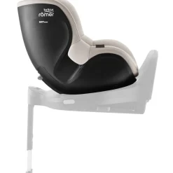 Britax Römer Dualfix 5Z Lux - Soft Taupe- Autostole 61-105 Cm (3 Mdr.-4 År)