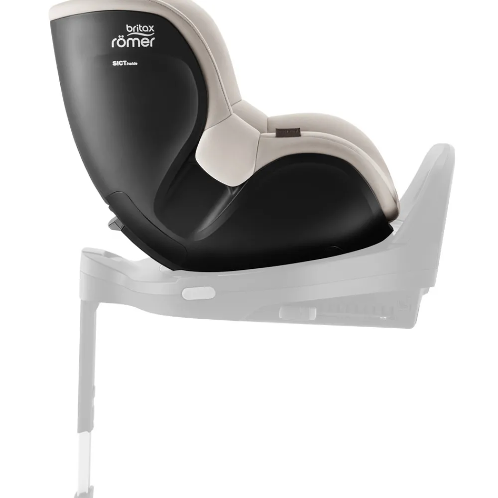 Britax Römer Dualfix 5Z Lux - Soft Taupe- Autostole 61-105 Cm (3 Mdr.-4 År)
