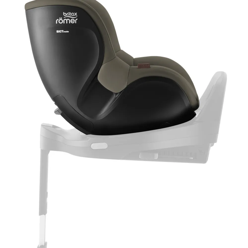 Britax Römer Dualfix 5Z Lux - Urban Olive- Autostole 61-105 Cm (3 Mdr.-4 År)