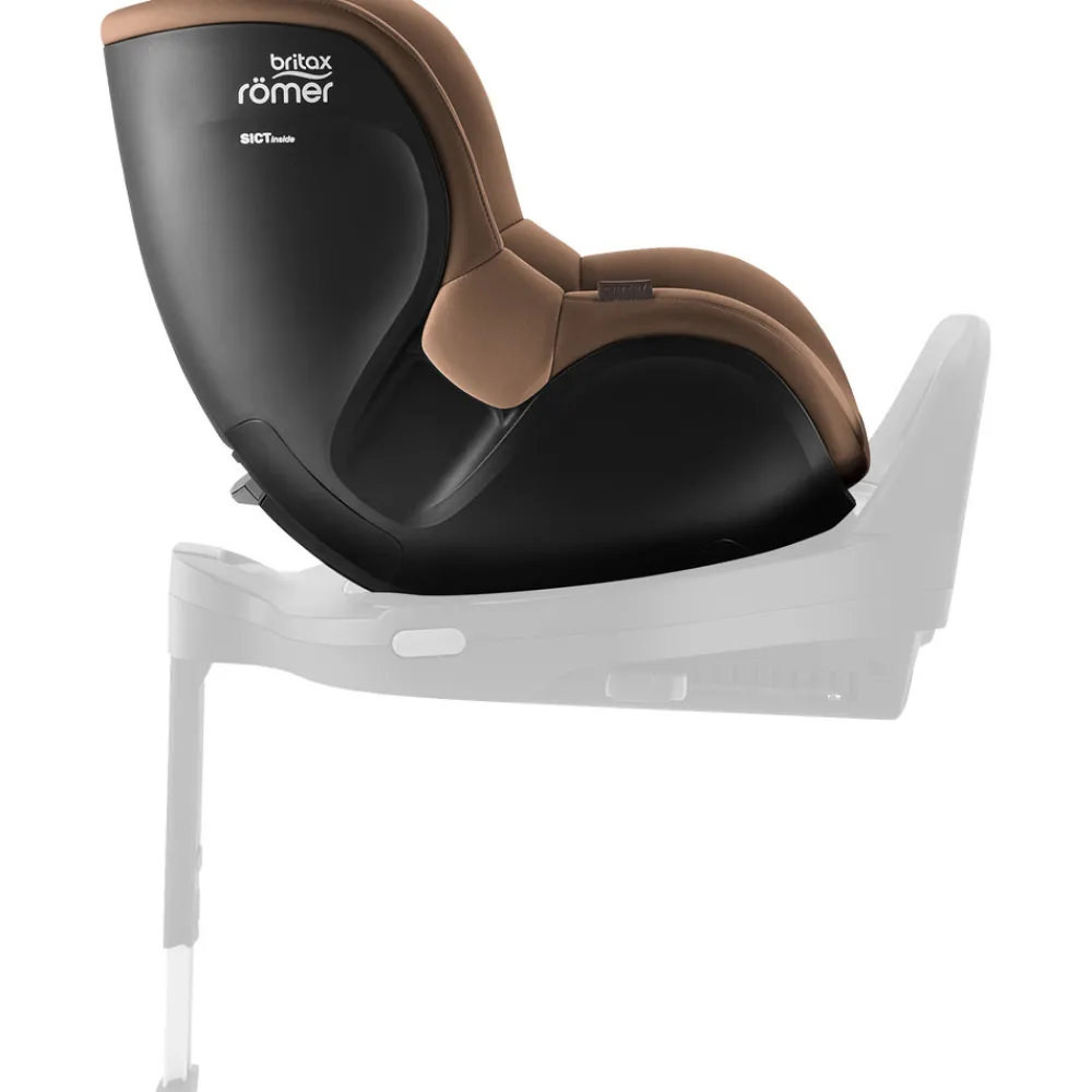 Britax Römer Dualfix 5Z Lux - Warm Caramel- Autostole 61-105 Cm (3 Mdr.-4 År)