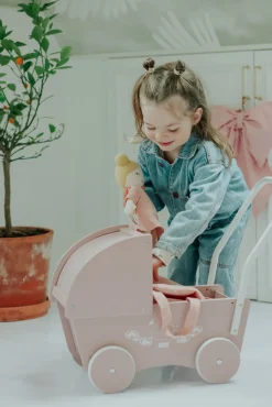 Krea Dukkevogn Rose- Dukkevogne & Senge