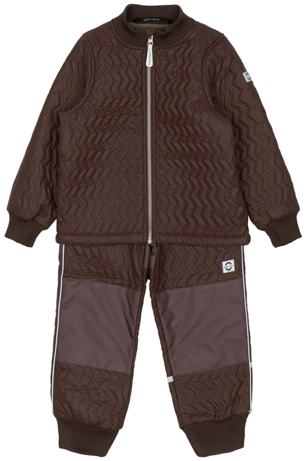 Mikk-Line Duvet Fleece Sæt - French roast- Termotøj