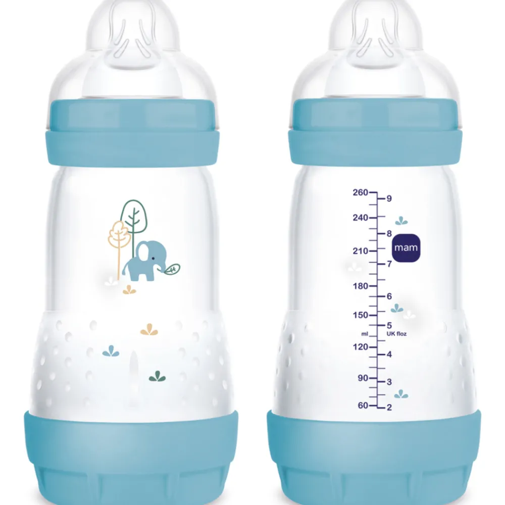MAM Easy Start Anti-Colic 260ml 2pk Blue- Sutteflasker