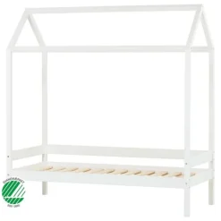 Hoppekids ECO Comfort Husseng med madras - 70x160 cm. - hvid-Børn Juniorsenge