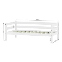 Hoppekids ECO Comfort Juniorseng med madras - 70x160 cm. - hvid-Børn Pakkeløsninger|Juniorsenge