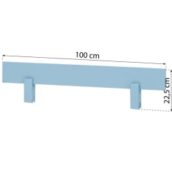 Hoppekids ECO Comfort Sengehest 70x160 cm. - dream blue-Børn Sengeheste