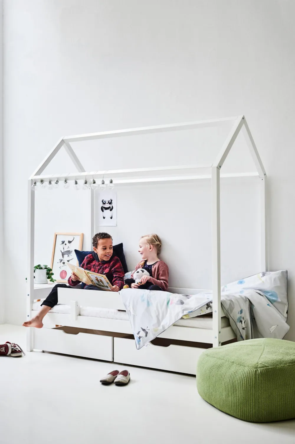 Hoppekids ECO Comfort Sengehest 70x160 cm. - hvid-Børn Sengeheste