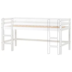 Hoppekids ECO Dream Halvhøj seng (delbar) 90x200 cm. - hvid-Børn Juniorsenge