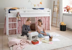 Hoppekids ECO Dream Halvhøj seng (delbar) 90x200 cm. - hvid-Børn Juniorsenge