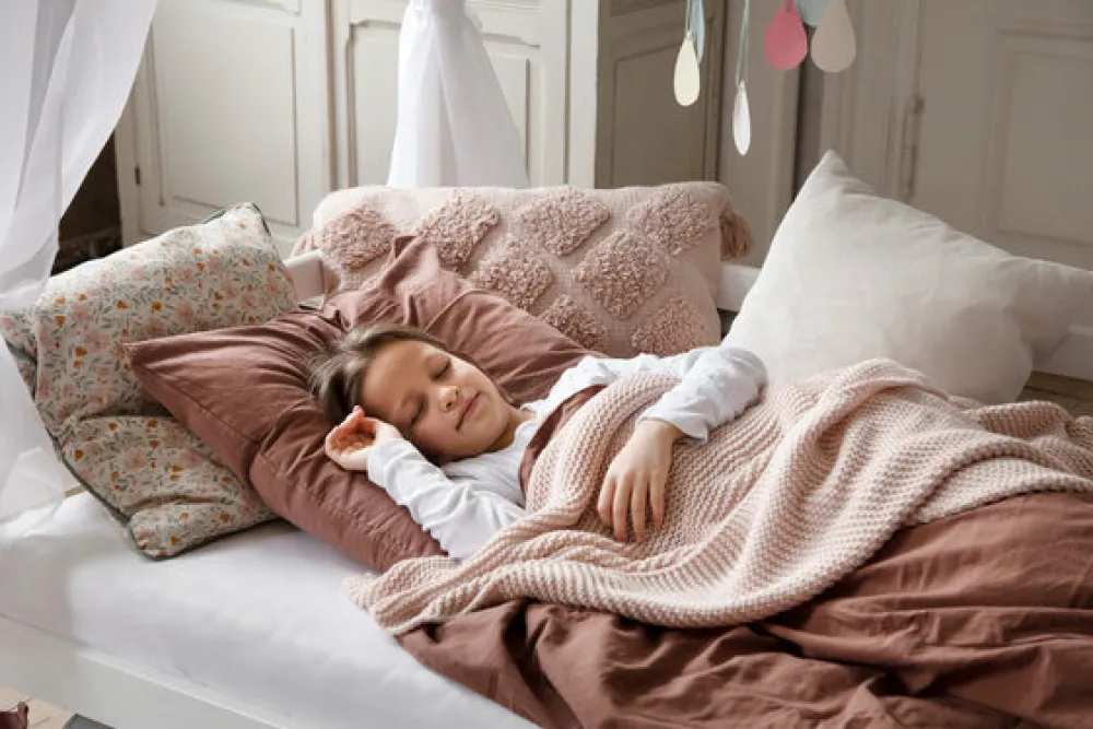 Hoppekids ECO Dream Himmelseng med madras 70x160 cm. - hvid-Børn Juniorsenge