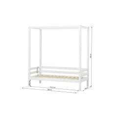 Hoppekids ECO Dream Himmelseng 70x160 cm. - hvid-Børn Juniorsenge