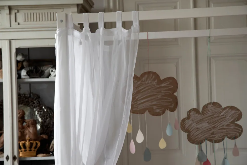 Hoppekids ECO Dream Himmelseng 70x160 cm. - hvid-Børn Juniorsenge